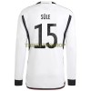 Original Fußballtrikot Deutschland Sule 15 Heimtrikot WM 2022 Langarm Für Herren